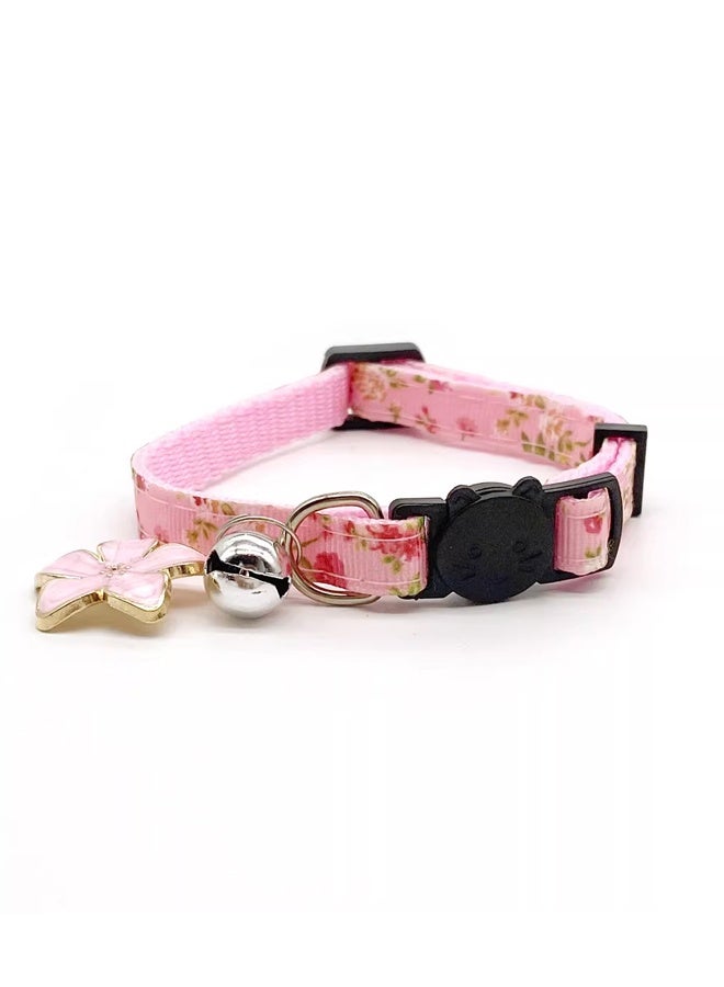 طوق قطط قابل للفك مزود بجرس، مجموعة من 4 أطواق قطط آمنة وقابلة للتعديل - Image 2